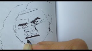 HOW TO DRAW Maui 3 - Angry Maui in REALTIME screenshot 2