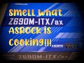 ASRock Z690M-ITX/AX DDR4 unboxing, bios update, mem test. Do you smell what ASRock is cooking? VRMs?