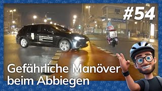 Gefährliche Manöver beim Abbiegen – Dashcam (Berlin Cycling Diary)