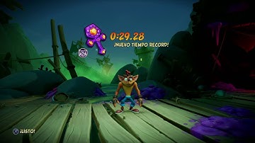 Crash 4 - No Triple Spin Dev Time Trial - Jetboard Jetty - 0:29.28
