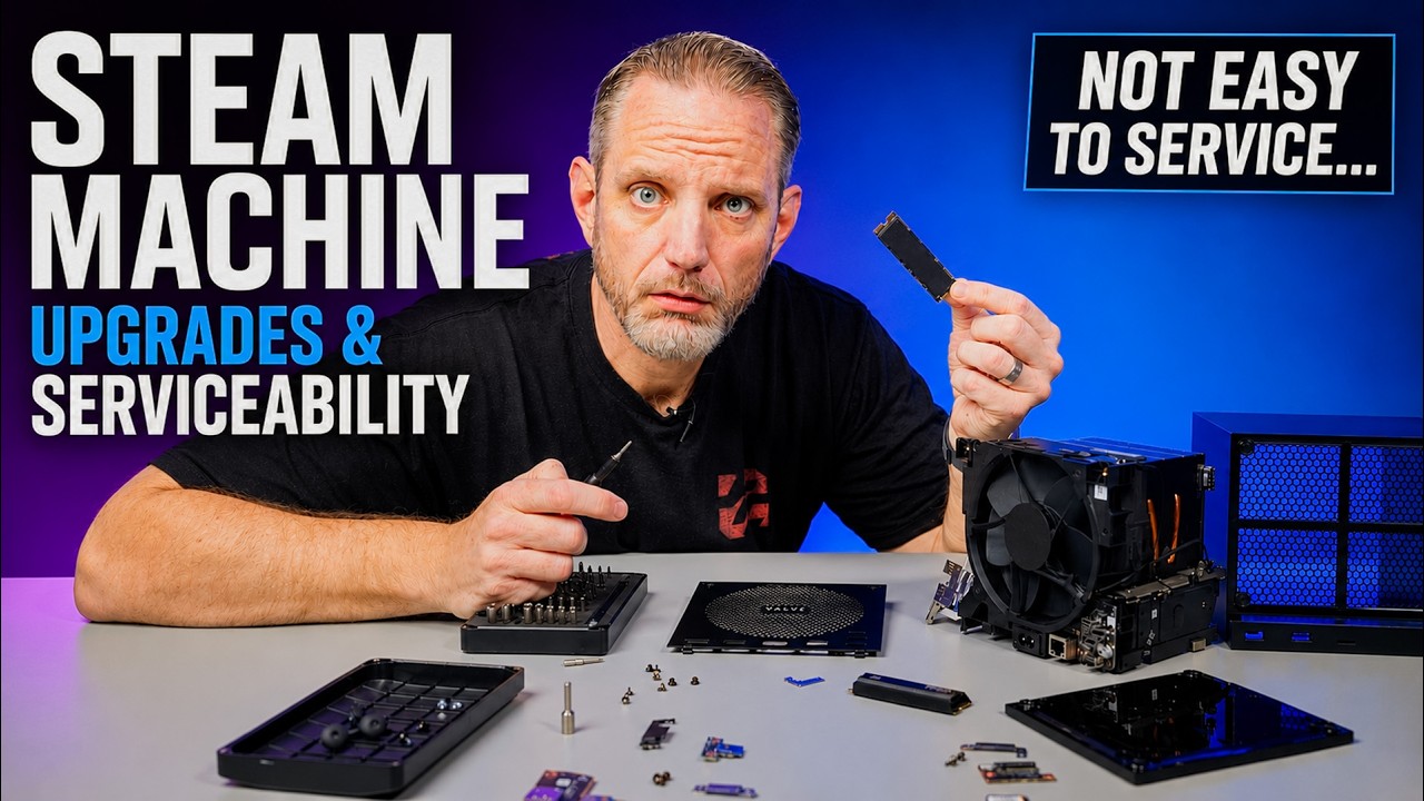 How to Upgrade Steam Machine SSD and RAM...