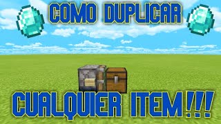 COMO DUPLICAR DIAMANTES O CUALQUIER ITEM  EN MINECRAFT!!! 1.14(no funciona en 1.16)