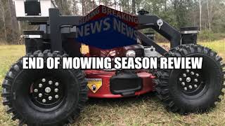 4 wheel drive mower end of mowing season review. How'd it do?