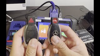 How to Renew Mercedes Benz Key Fob using autel m508 XP400 pro / Read w204 w207 w212 c e class