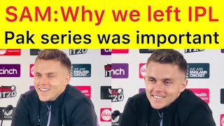 Leave IPL 🛑 Sam Curran reply journalist about Why English players left IPL for National duties