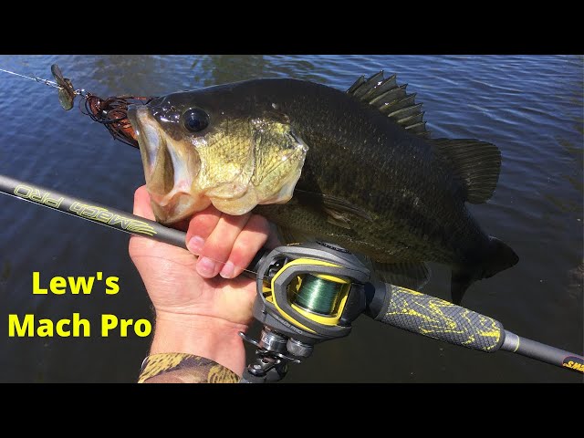 Lew's Mach Pro Baitcast Combo: Unboxing & Fishing 