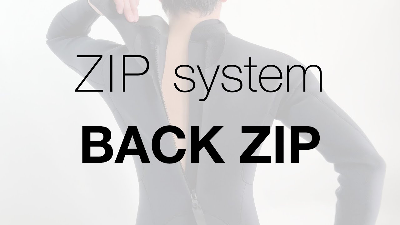 ZIP system「BACK ZIP」の紹介 | 国産高級ウェットスーツのDOVE