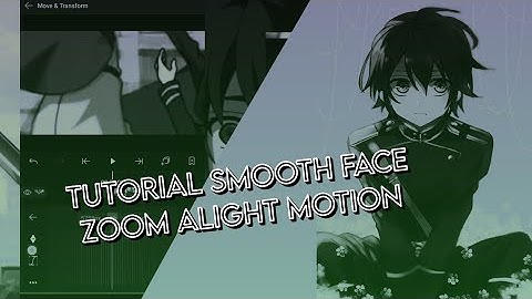 Smooth face zoom alight motion tutorial + manual shake