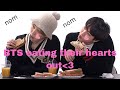 BTS eating their hearts out (BTS Eating Moments)