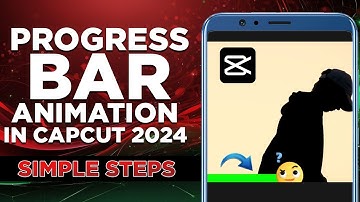 How to create Progress Bar Animation CapCut 2024 | Add progress bar to video in capcut | loading bar