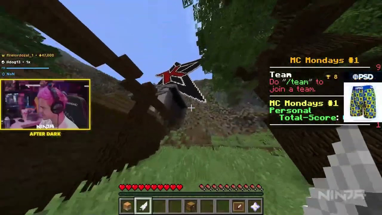 Ninja: Minecraft Mondays Week 1 [VOD ARCHIVE]