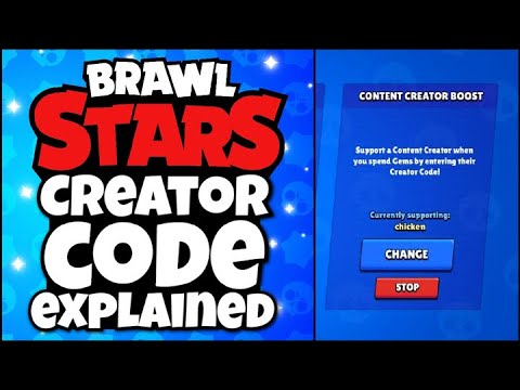 How To Get A Creator Code In Brawl Stars Youtube - brawl stars content creator code
