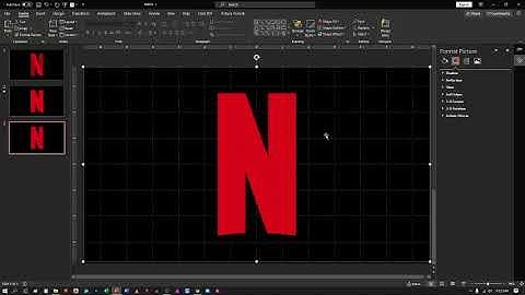 PowerPoint Tutorial - Netflix Logo animation