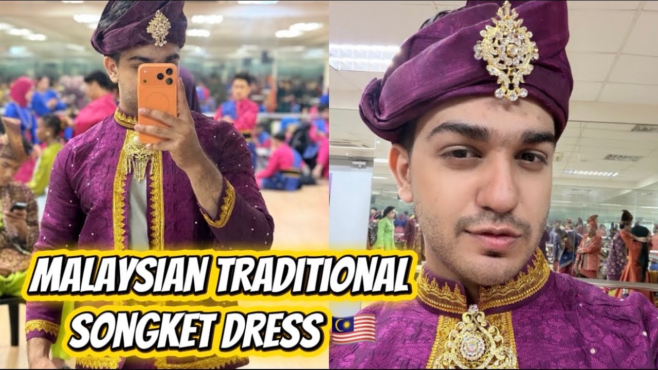 My first time wearing SONGKET DRESS and Meeting Queen of Selangor 🤩🇲🇾