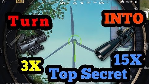 15X SCOPE IN PUBG MOBILE 0.9.1 !!!!!!! it is really 15x???? | ToP SecreT | in pubg