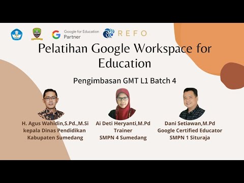 Pembukaan dan pelatihan Google Workspace for Education