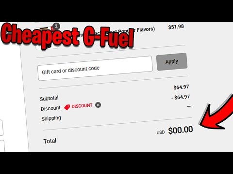 ALL THE BEST G-FUEL DISCOUNT CODES! – HOW TO GET G-FUEL CHEAP – HOW TO GET G-FUEL OUT OF THE USA!