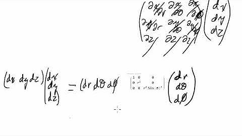 2018 05 20 Metric for Spherical Coordinates