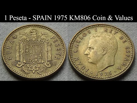 1 Peseta (Juan Carlos I) - SPAIN 1975 KM806 Coin u0026 Values