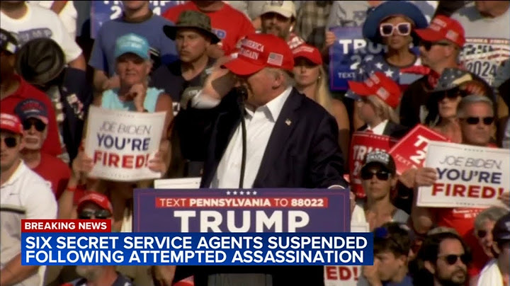 6 Secret Service agents suspended over conduct during attempted Trump assassination