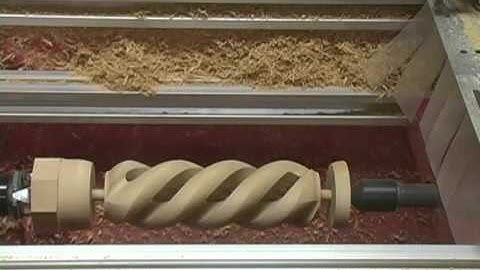 Hollow Spiral with CNC