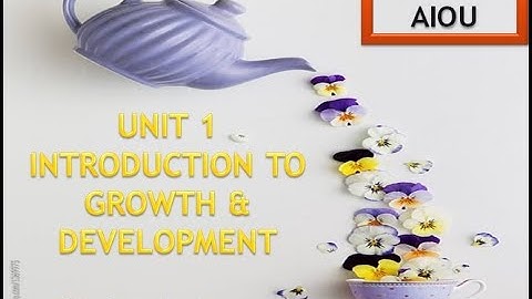 8610 |AIOU |UNIT 1 B.Ed