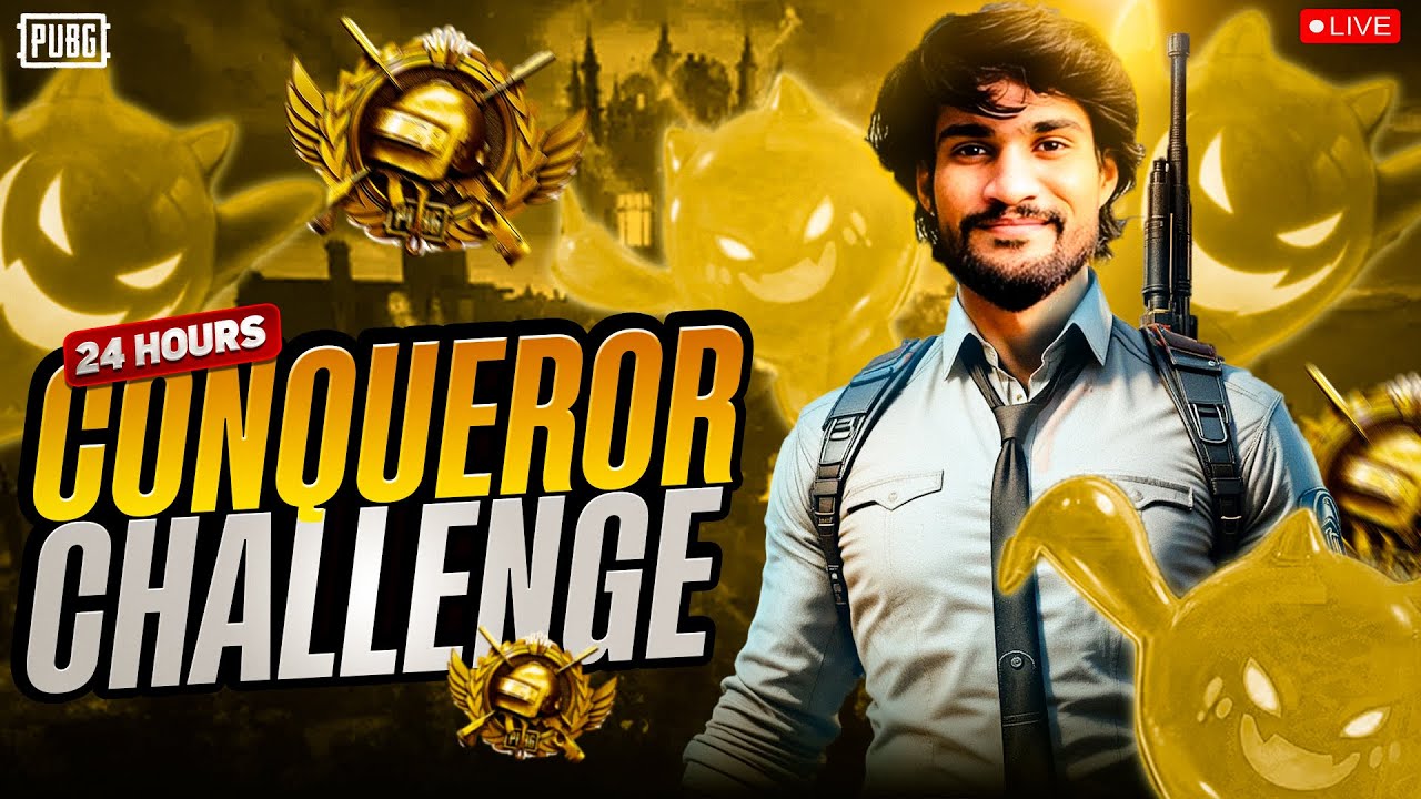 🔴 LIVE PUBG Mobile Mr Ahsan Plays | 24 Hours Conqueror Challenge | Lets ...