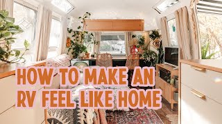 Feeling 'at Home' in Your RV: Secrets to Crafting the Perfect Decor | Sun and Friends