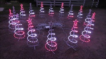Spiral Tree Test For Out Christmas 2019 Show