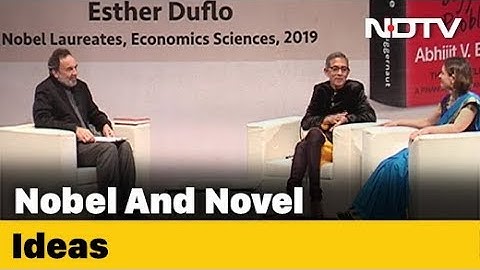 Prannoy Roy In Conversation With Nobel Laureates Abhijit Banerjee, Esther Duflo
