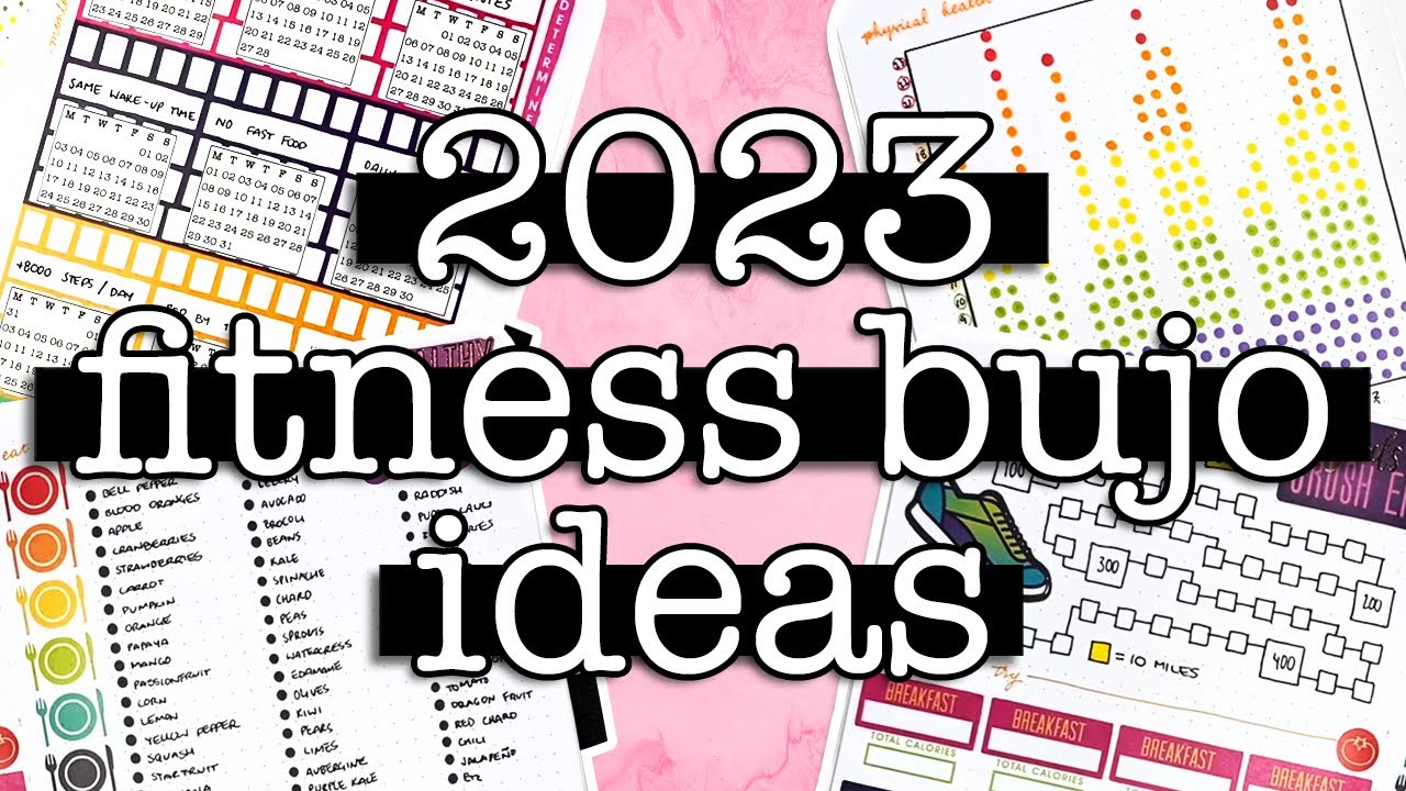 10 Fitness Spread Ideas For Your 2022 Bullet Journal