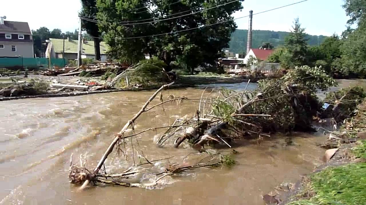 Povodeň Chrastava - den 2