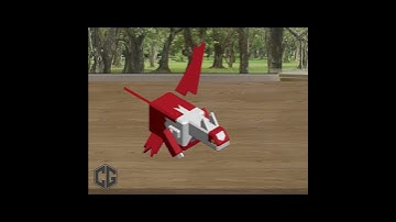Latias Pokémon Voxel Multipart – 3D Printing Tutorial #shorts  #cg3d