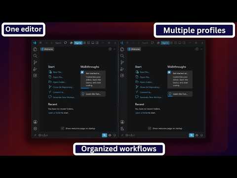 How to create a profile in Visual Studio Code for Windows