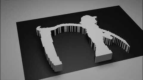 Bad Apple in Blender with Geometry nodes