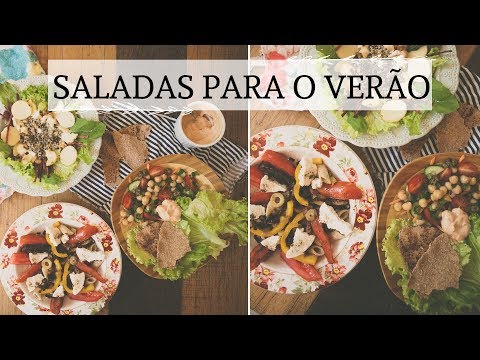 Vídeo: 3 Saladas Simples