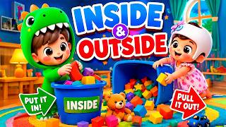 inside outside song kids learn opposites ollie baby joy