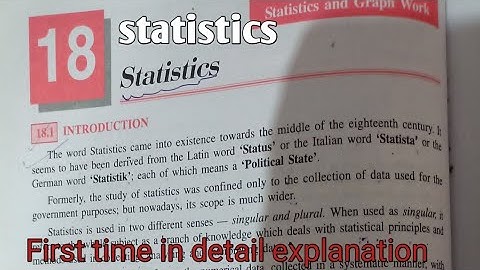 icse || class9|| Selina book || maths|| ch-18|| statistics || Ex-18A|| concise Selina