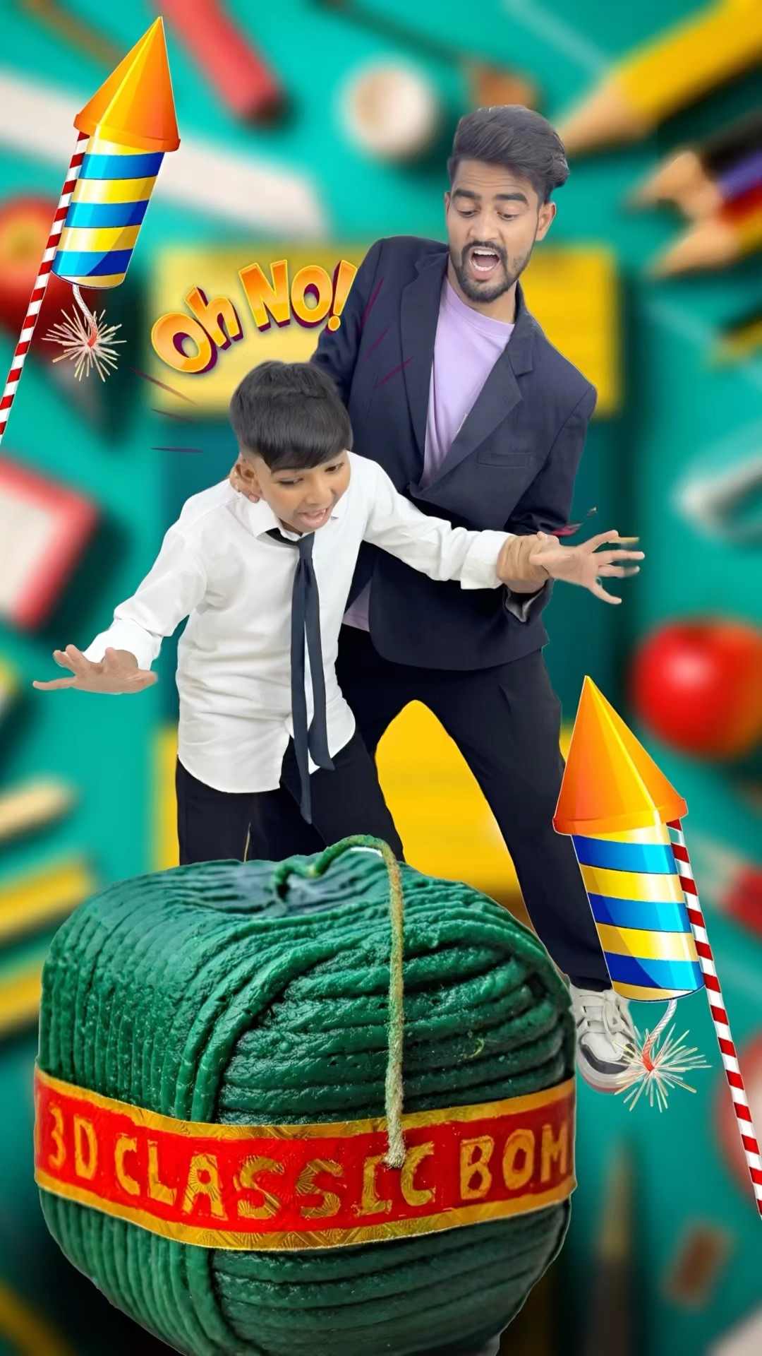 धोनी सर ने जग्गा को दिलाये फटाके ?? #comedy #jagga #emotional #happydiwali #aaganwadikebacche