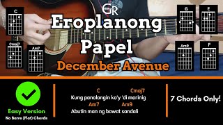 Eroplanong Papel  December Avenue  Easy Guitar Tutorial chords Strumming Pattern  S