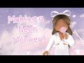 Making a NEON MONKEY |Roblox Adopt Me | Justkuromi