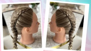 Ters Saç Örgüsü Reverse Braid