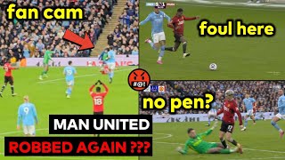 🤬 Referee robbed Man United AGAIN? Ederson tackle on Garnacho but no penalty for Man United