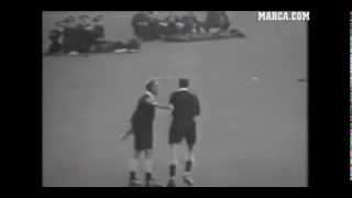 فيديو نادر : ضربة الجزاء الوهمية لريال مدريد فى نهائى الشامبيون 1960