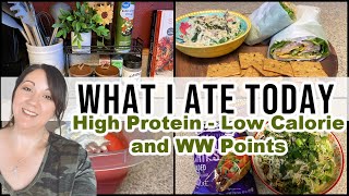 **NEW** What I Ate Today 🥗 Easy High Protein Meals 🔥 WW & Calorie Deficit