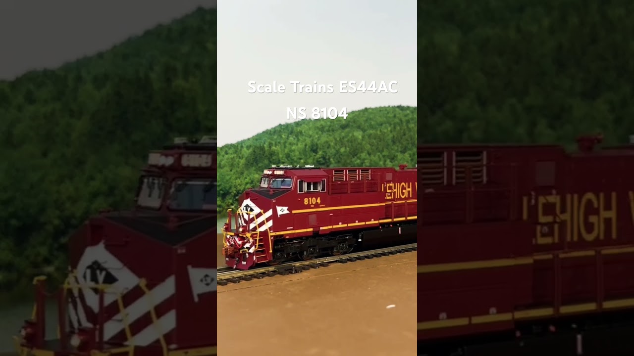 New Scale Train Lehigh Valley ES44 