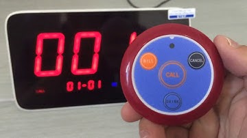 Kerui receiving pager and call button waiter calling system