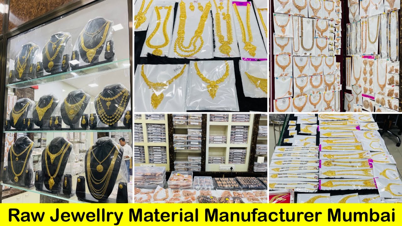 Raw Artificial Jewellery Manufacturer in Mumbai Malad Jewellery Wholesale Market Imitation’s