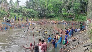 ২ লক্ষ্য টাকা দিয়ে পুকুর কিনে জাল এবং পলো দিয়ে মাছ ধরার প্রতিযোগিতা অনুষ্ঠিত করা হয়েছে।