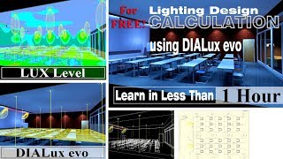 DIALUX Lighting Strategies 01 - FREE SOFTWARE, creates 3D Model, Rendering, and CALCULATIONS screenshot 1